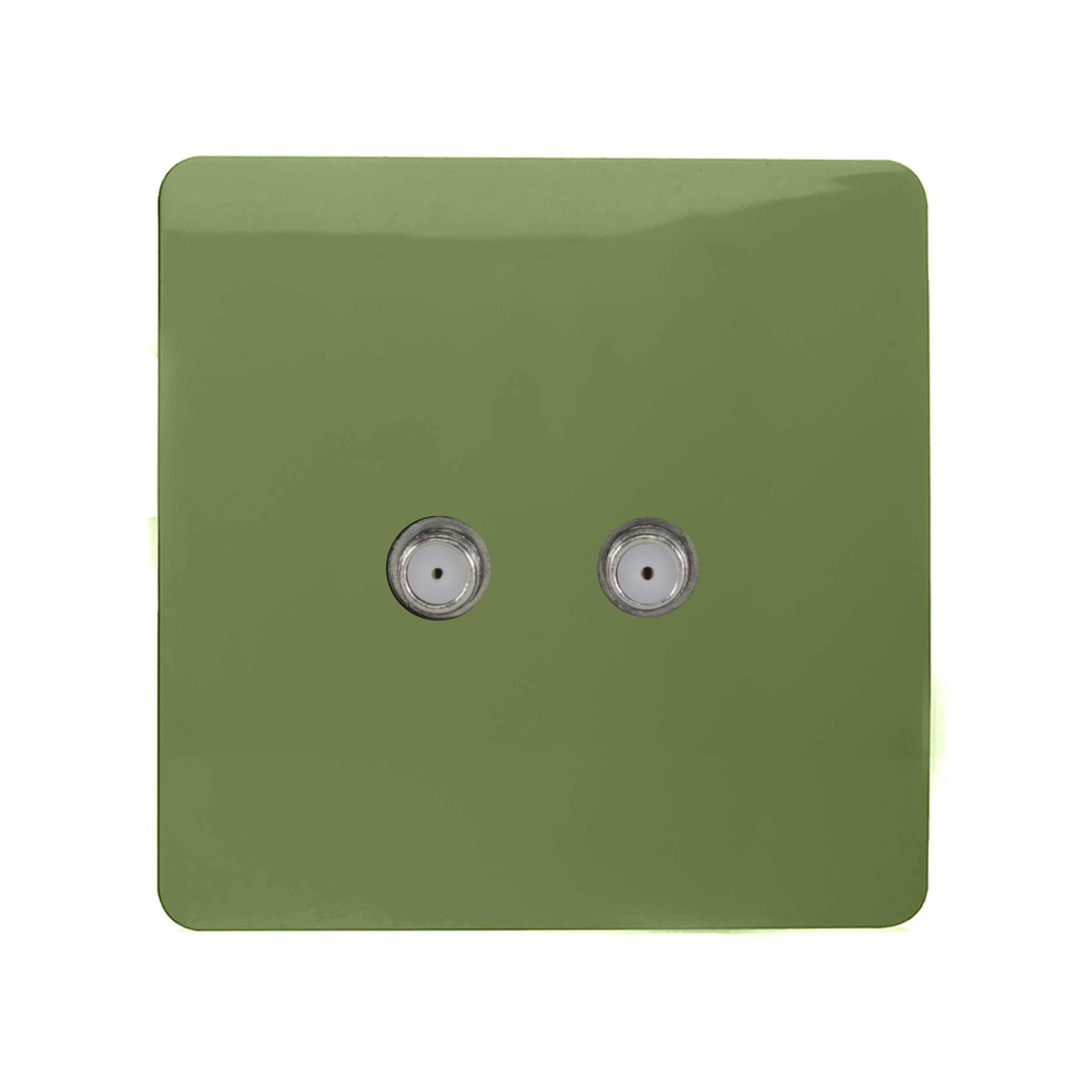 Moss Green Wiring Accessories Trendi Decorative Screwless